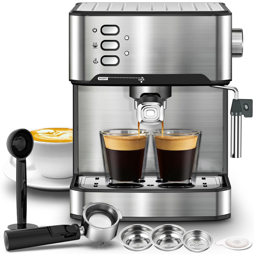 20-Bar Professional Espresso Machine